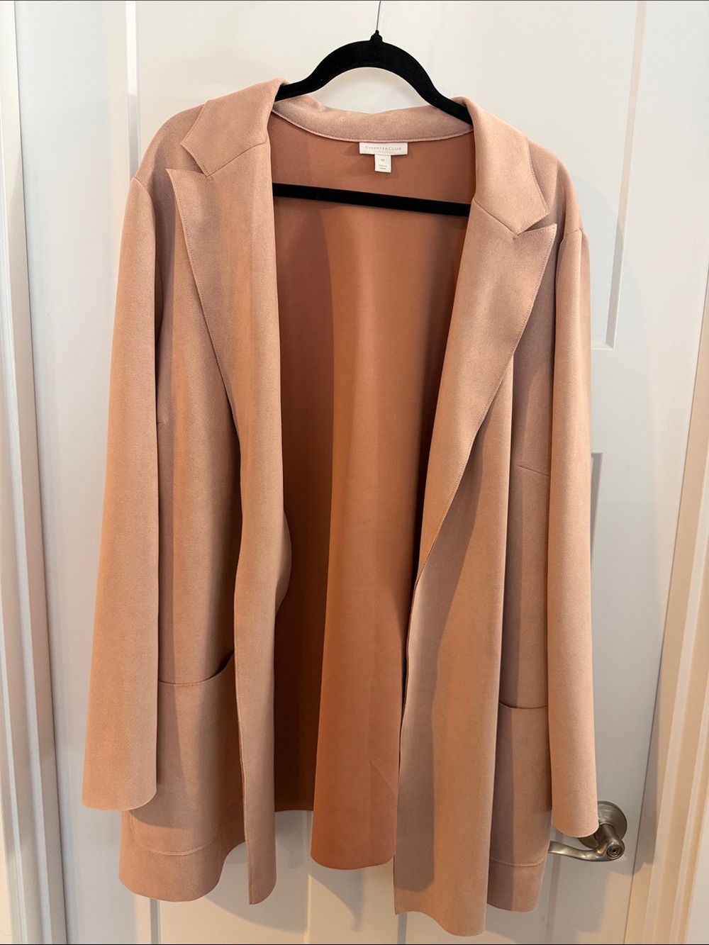 Caslon Dusty Rose Open-Front Blazer Jacket